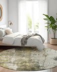 LOOMLAN Rugs Fyerra Gray Washable Indoor-Outdoor Rug