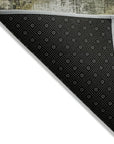 LOOMLAN Rugs Fyerra Gray Washable Indoor-Outdoor Rug