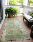 LOOMLAN Rugs Fyerra Green Washable Indoor-Outdoor Rug