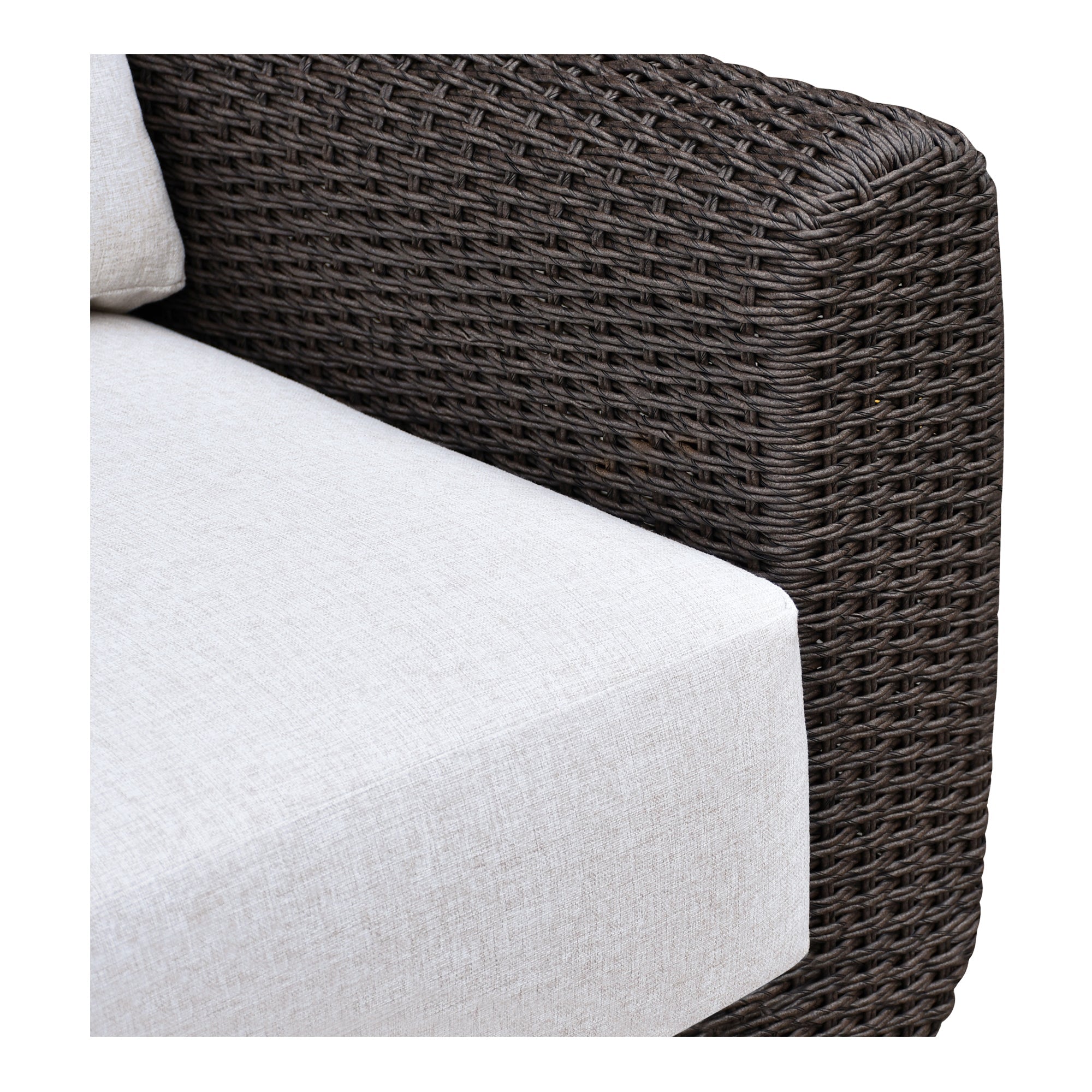 Soma Wicker Aluminum Outdoor Accent Chair