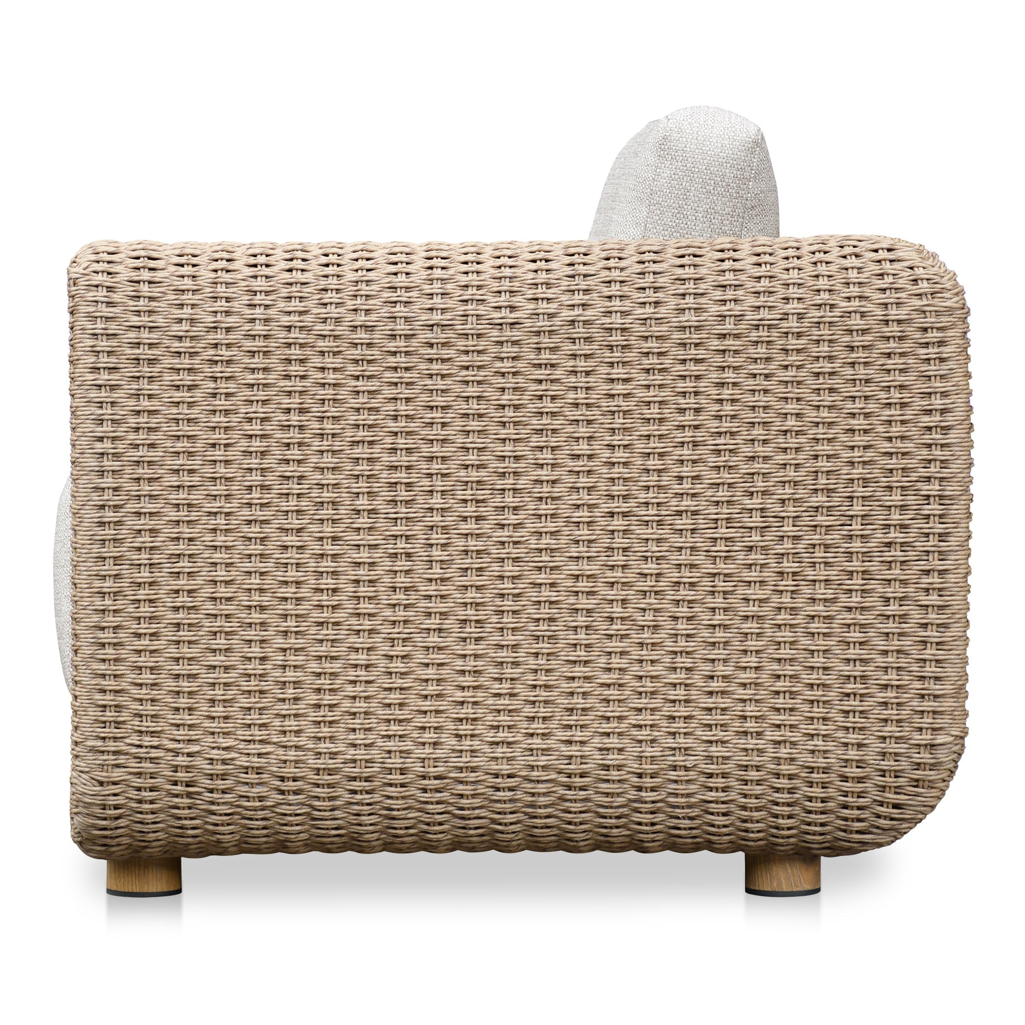 Soma Wicker Aluminum Outdoor Accent Chair