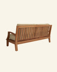 Grande Teak Deep Outdoor Couch Sunbrella Cushion - Fade Resistant - view 30