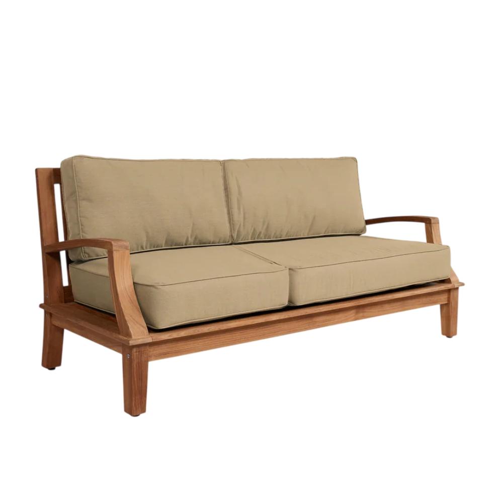 Grande Teak Deep Outdoor Couch Sunbrella Cushion - Fade Resistant - view 26