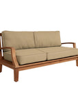 Grande Teak Deep Outdoor Couch Sunbrella Cushion - Fade Resistant - view 26