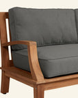 Grande Teak Deep Outdoor Couch Sunbrella Cushion - Fade Resistant - view 9