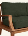 Grande Teak Deep Outdoor Couch Sunbrella Cushion - Fade Resistant - view 19