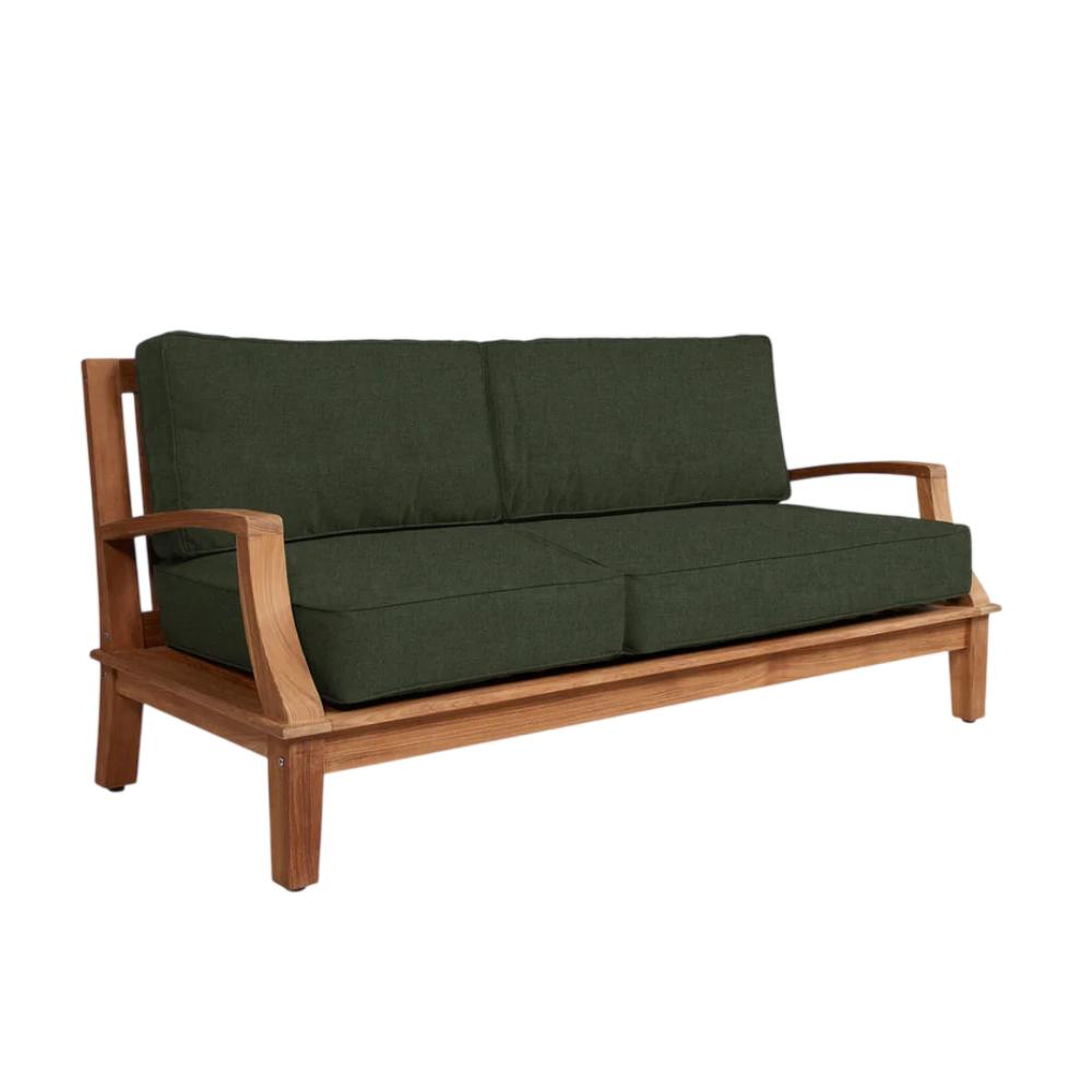 Grande Teak Deep Outdoor Couch Sunbrella Cushion - Fade Resistant - view 16