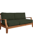 Grande Teak Deep Outdoor Couch Sunbrella Cushion - Fade Resistant - view 16