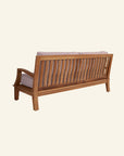 Grande Teak Deep Outdoor Couch Sunbrella Cushion - Fade Resistant - view 25