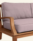 Grande Teak Deep Outdoor Couch Sunbrella Cushion - Fade Resistant - view 24