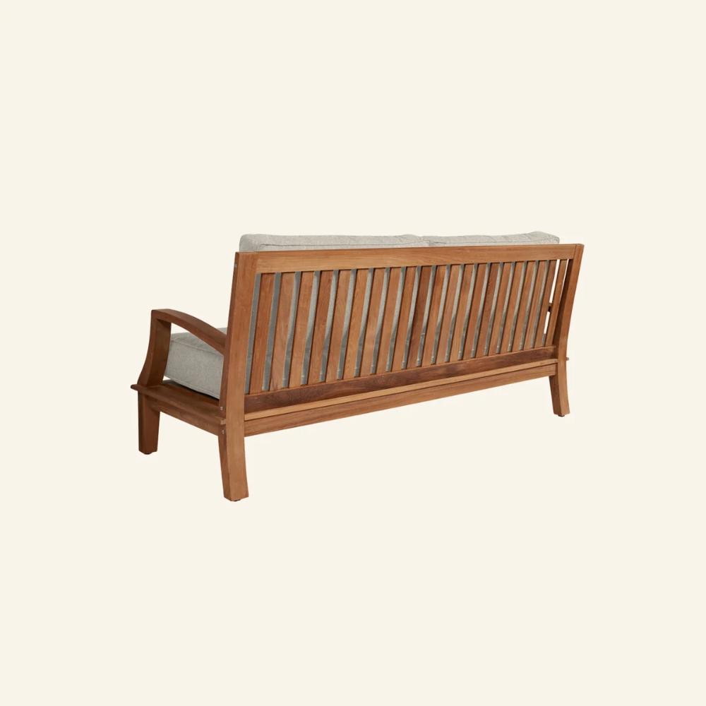 Grande Teak Deep Outdoor Couch Sunbrella Cushion - Fade Resistant - view 35