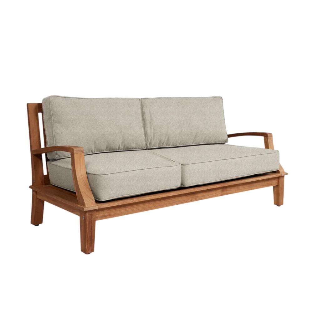 Grande Teak Deep Outdoor Couch Sunbrella Cushion - Fade Resistant - view 31