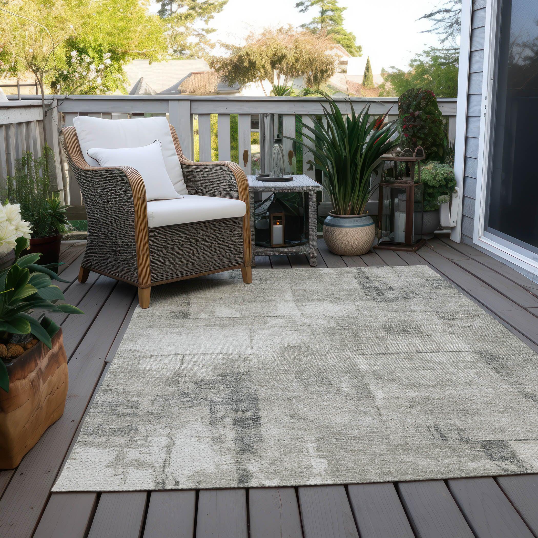 Addison Rugs Galanor Brown Washable Indoor-Outdoor Rug