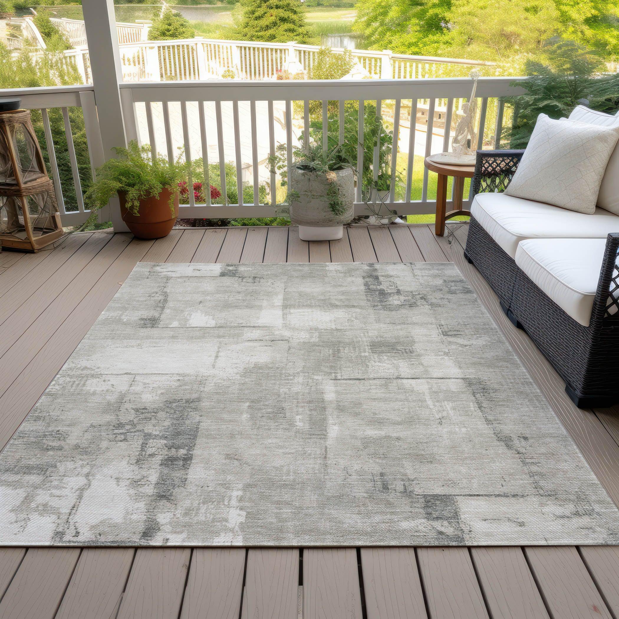 Addison Rugs Galanor Brown Washable Indoor-Outdoor Rug