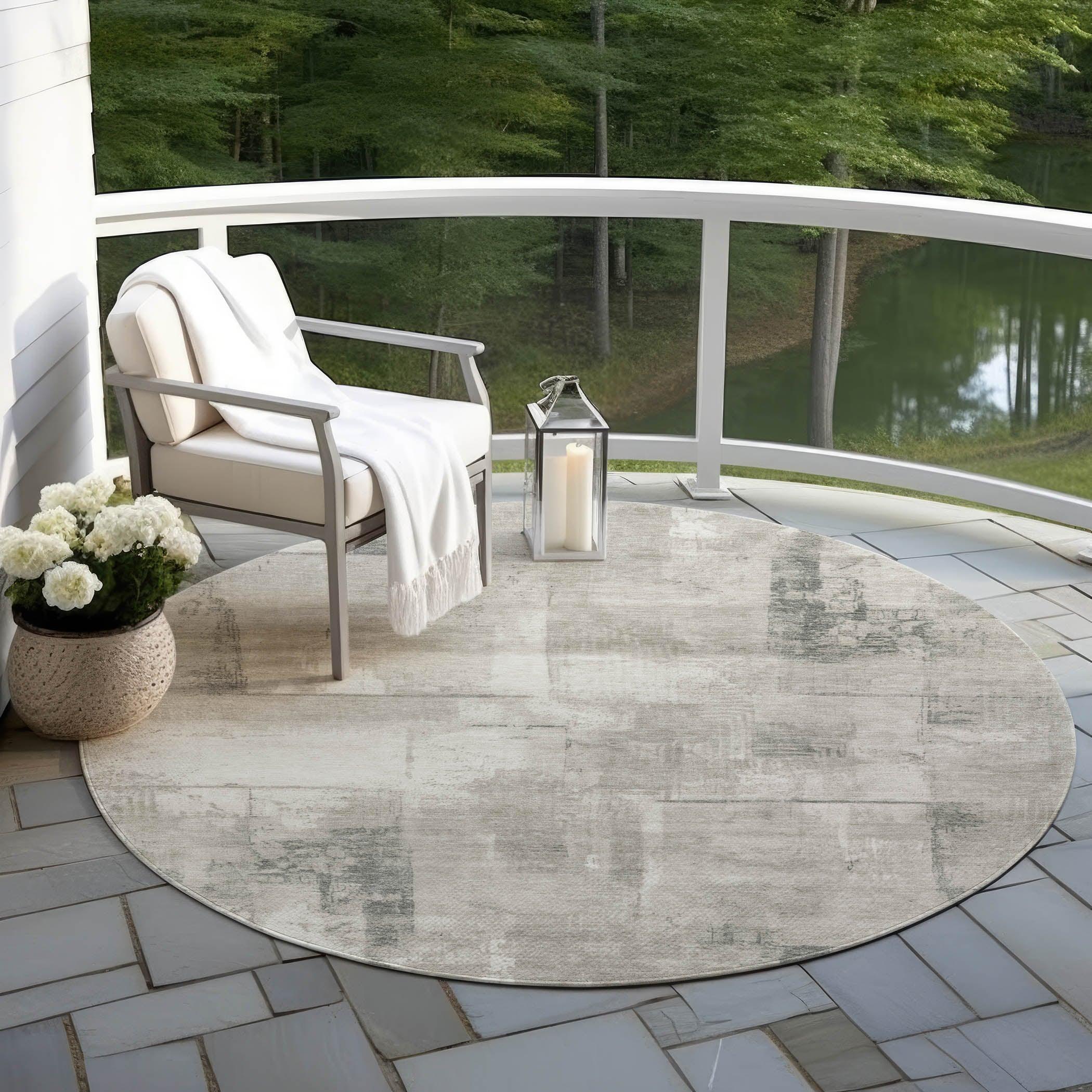Addison Rugs Galanor Brown Washable Indoor-Outdoor Rug