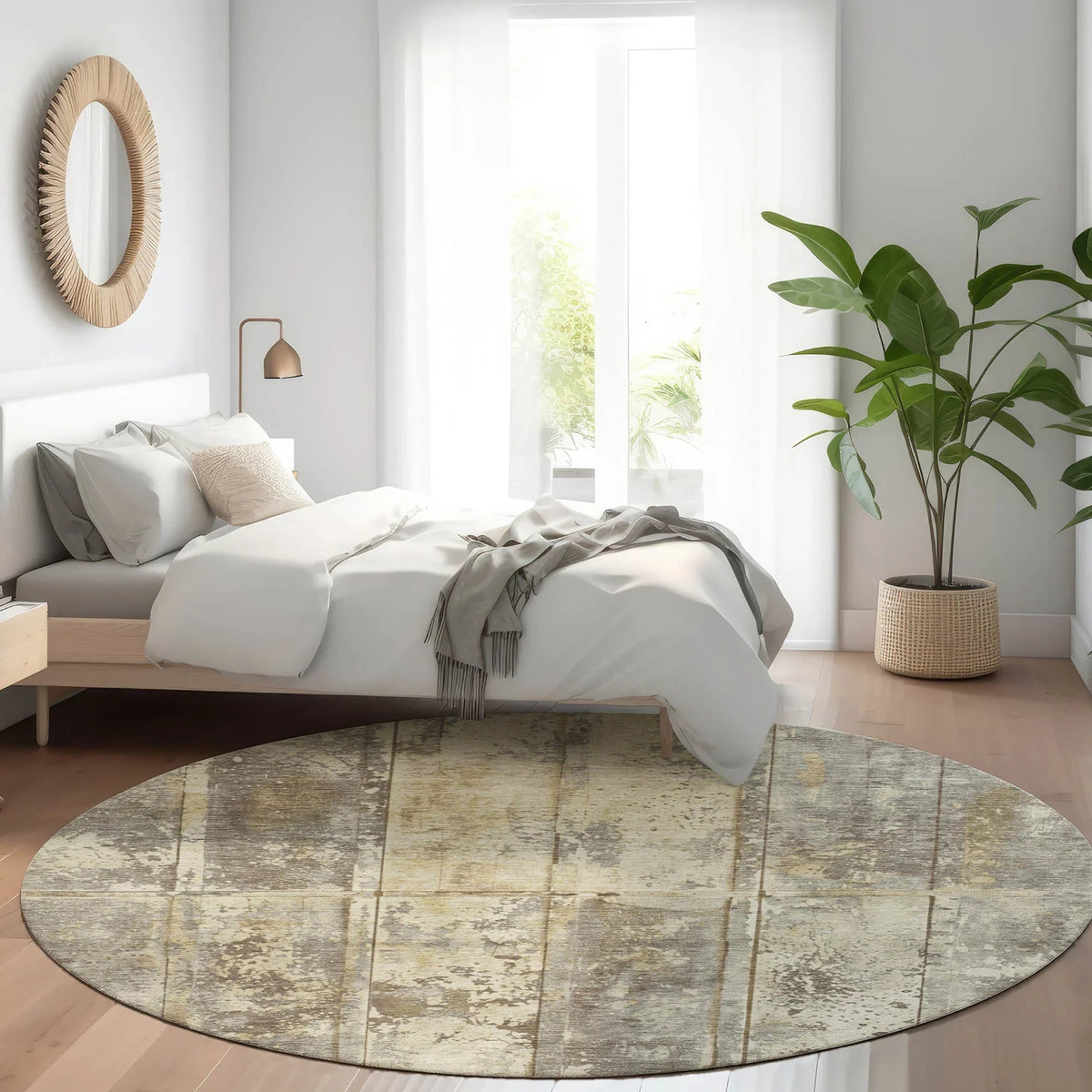 Addison Rugs Galara Beige Washable Indoor-Outdoor Rug