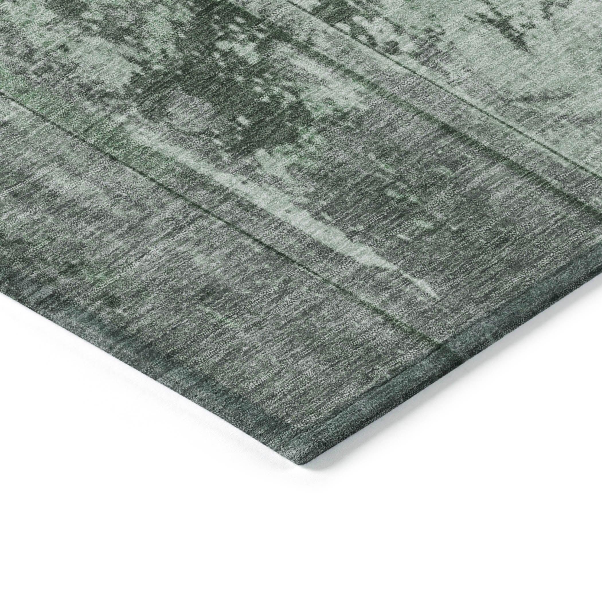 Addison Rugs Galara Green Washable Indoor-Outdoor Rug