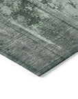 Addison Rugs Galara Green Washable Indoor-Outdoor Rug