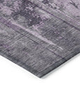 Addison Rugs Galara Purple Washable Indoor-Outdoor Rug
