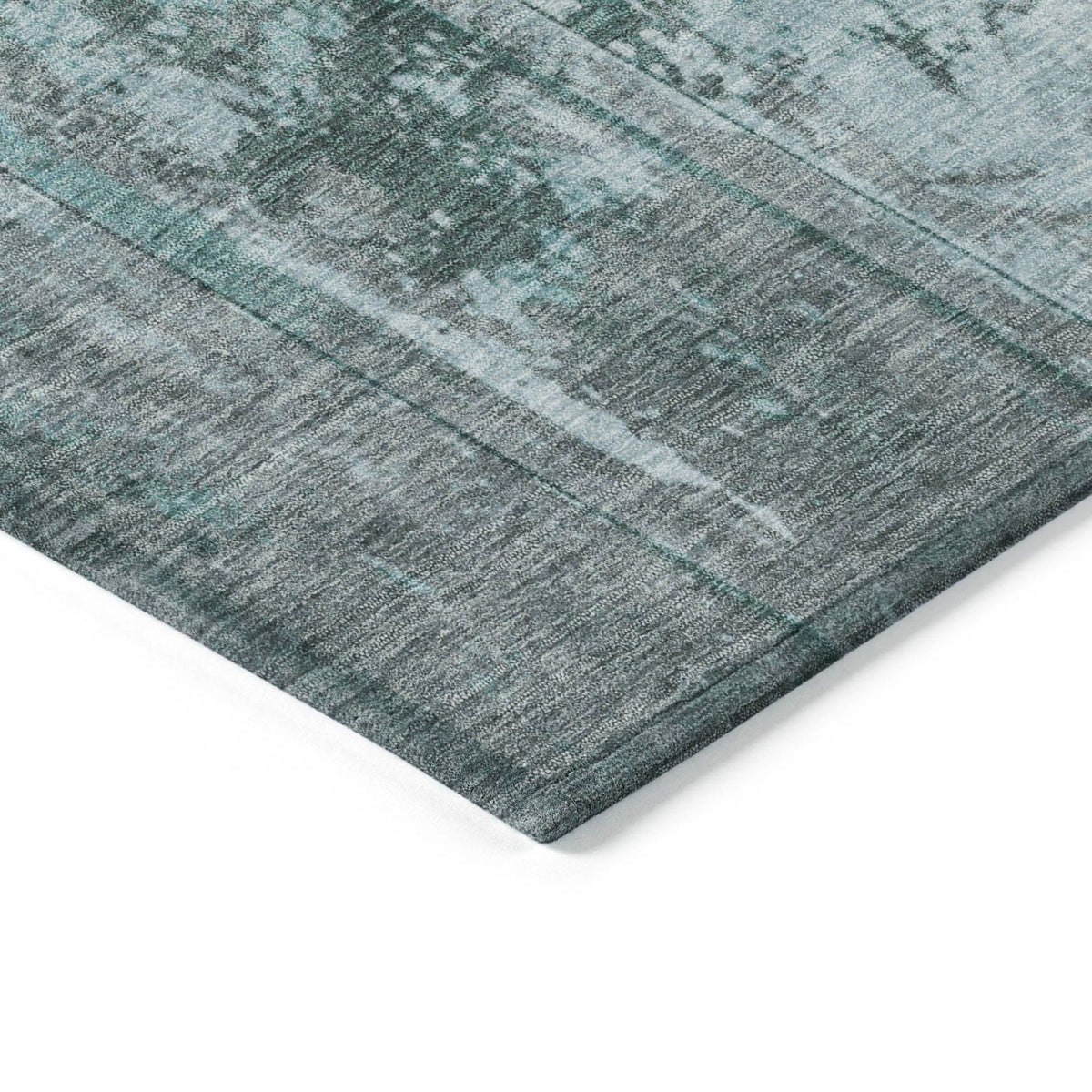 Addison Rugs Galara Teal Washable Indoor-Outdoor Rug