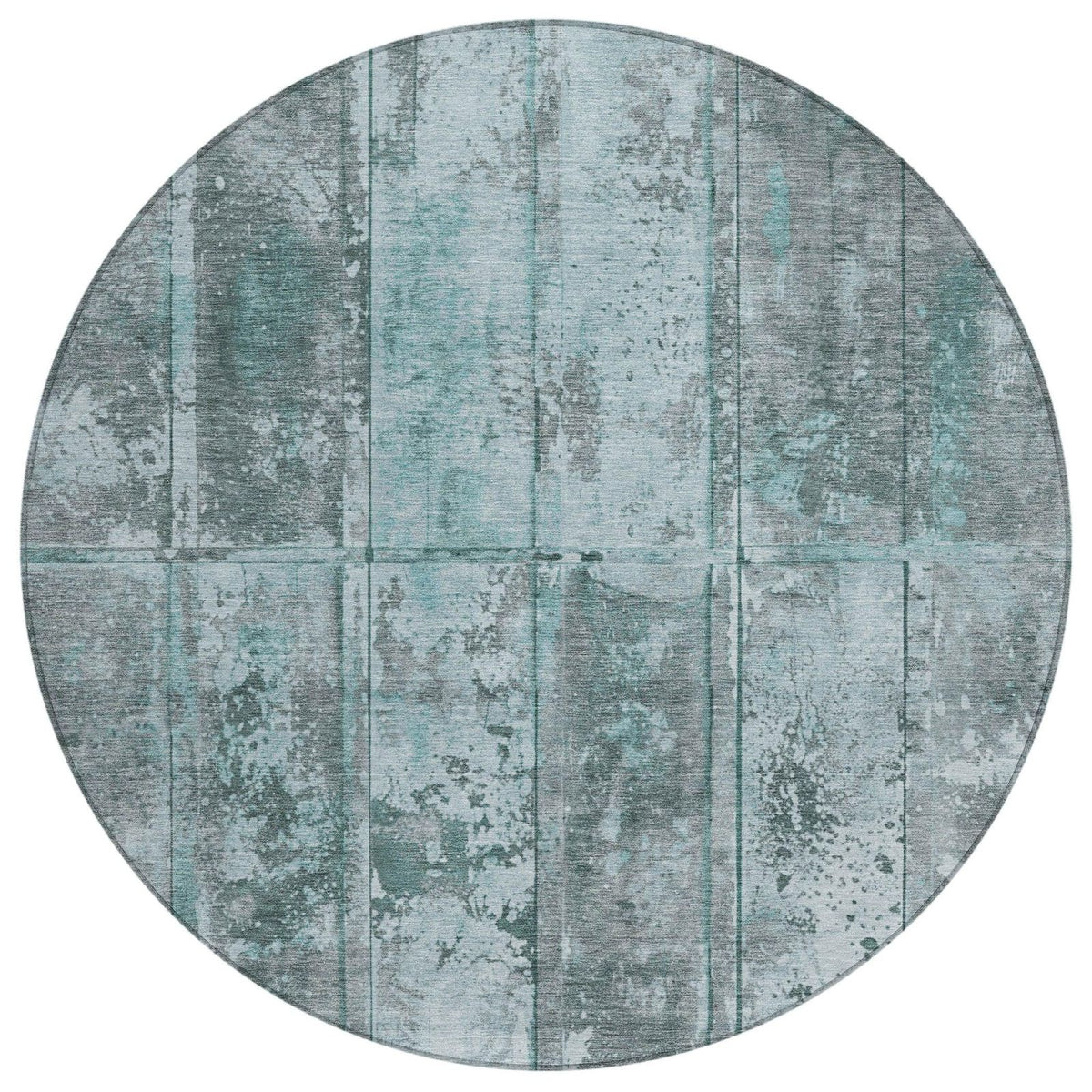 Addison Rugs Galara Teal Washable Indoor-Outdoor Rug