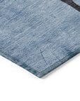 Galas Blue Washable Indoor-Outdoor Rug