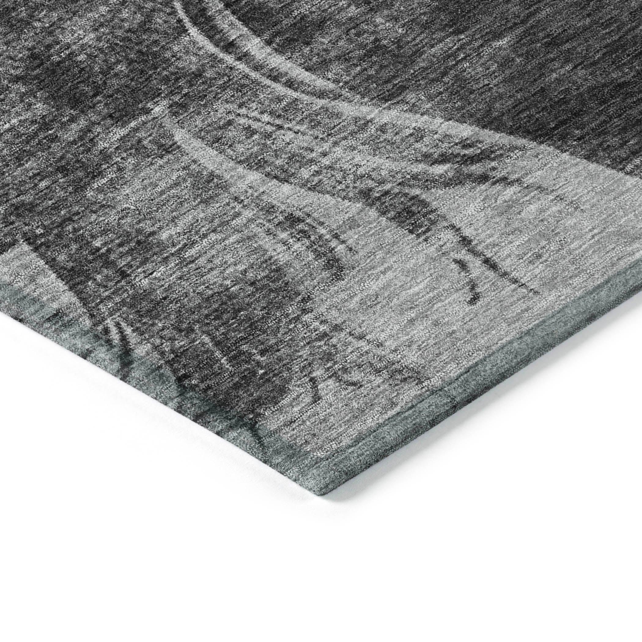 Addison Rugs Galas Gray Washable Indoor-Outdoor Rug