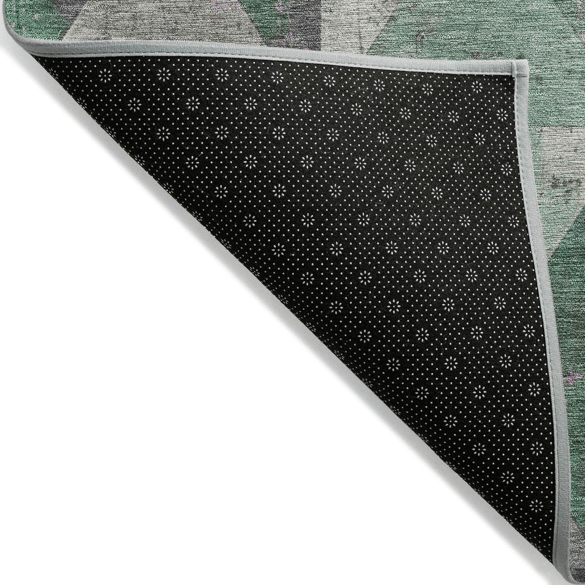 Addison Rugs Galon Green Washable Indoor-Outdoor Rug