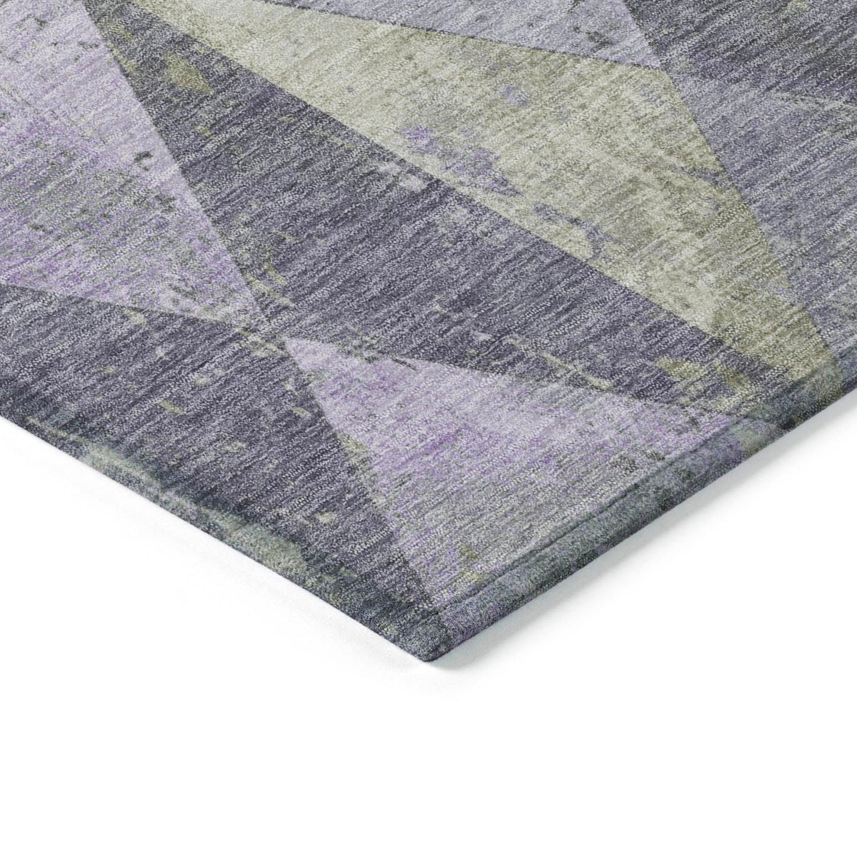 Addison Rugs Galon Lavender Washable Indoor-Outdoor Rug