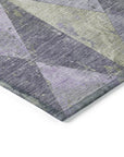 Addison Rugs Galon Lavender Washable Indoor-Outdoor Rug