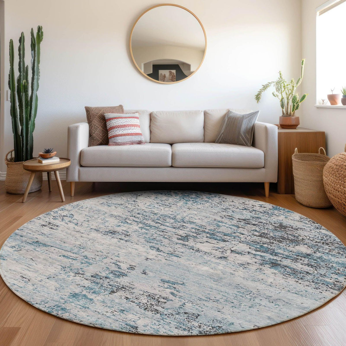 Addison Rugs Galora Sky Washable Indoor-Outdoor Rug