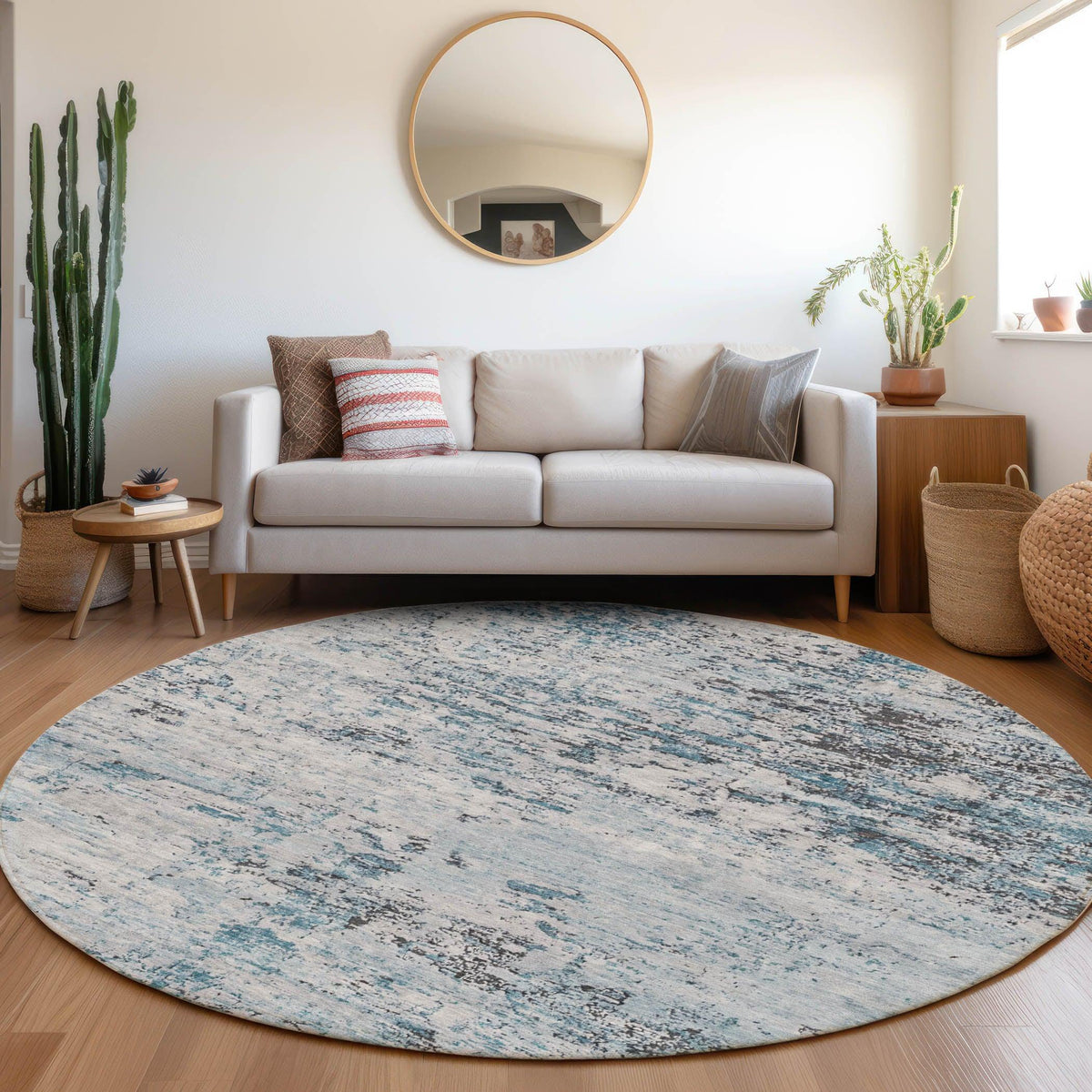 Addison Rugs Galora Sky Washable Indoor-Outdoor Rug