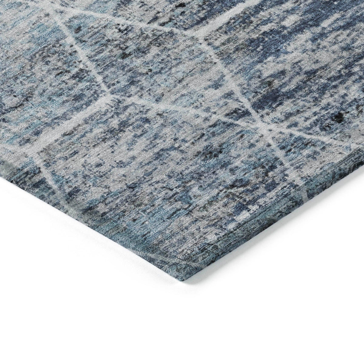 Addison Rugs Galyn Blue Washable Indoor-Outdoor Rug