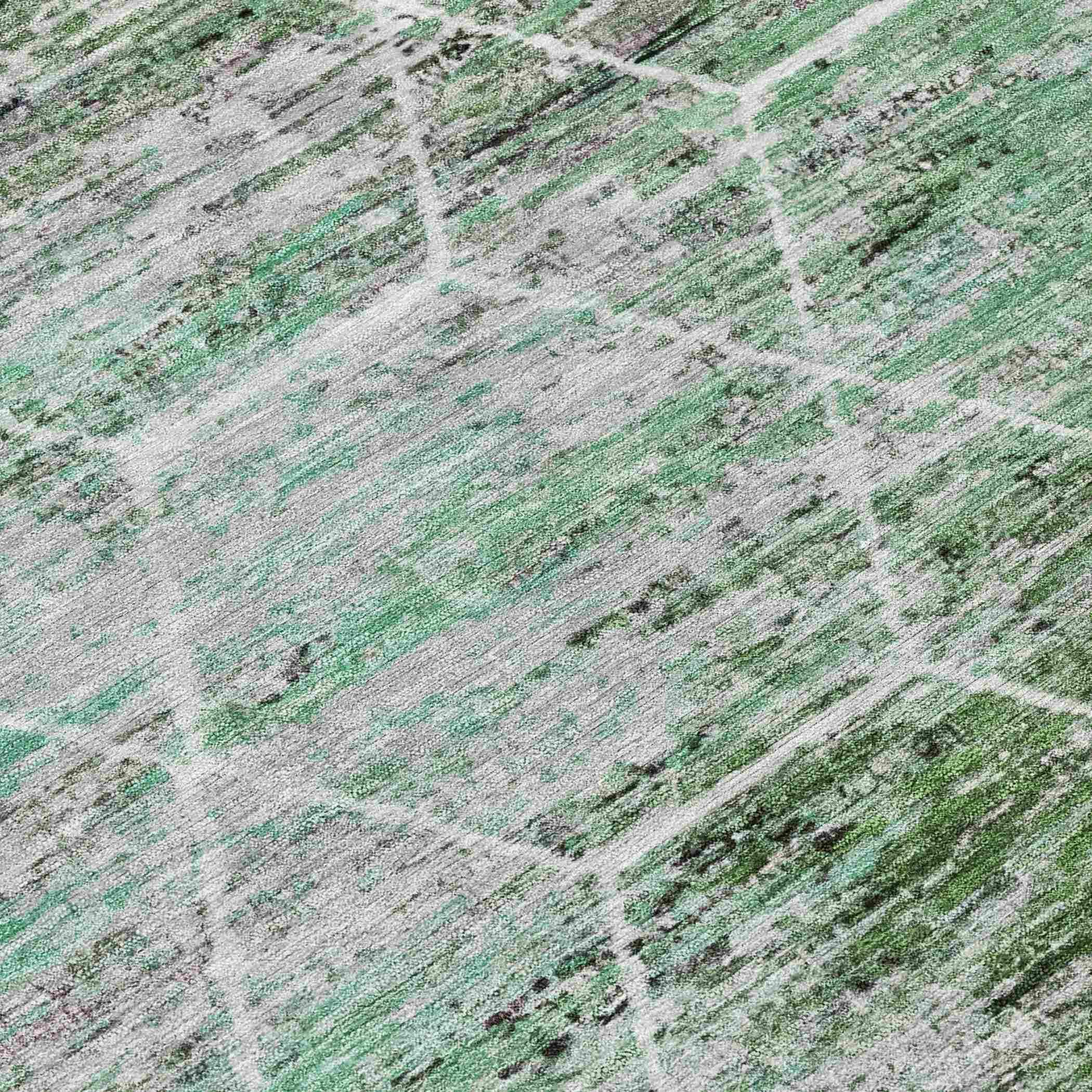 Addison Rugs Galyn Green Washable Indoor-Outdoor Rug