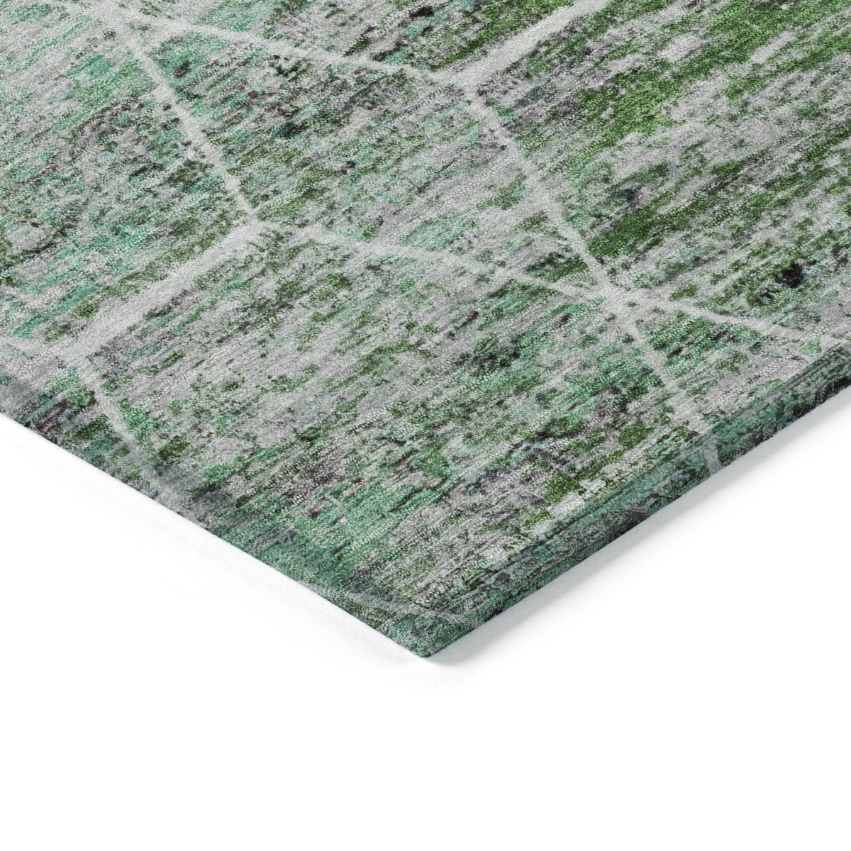 Addison Rugs Galyn Green Washable Indoor-Outdoor Rug
