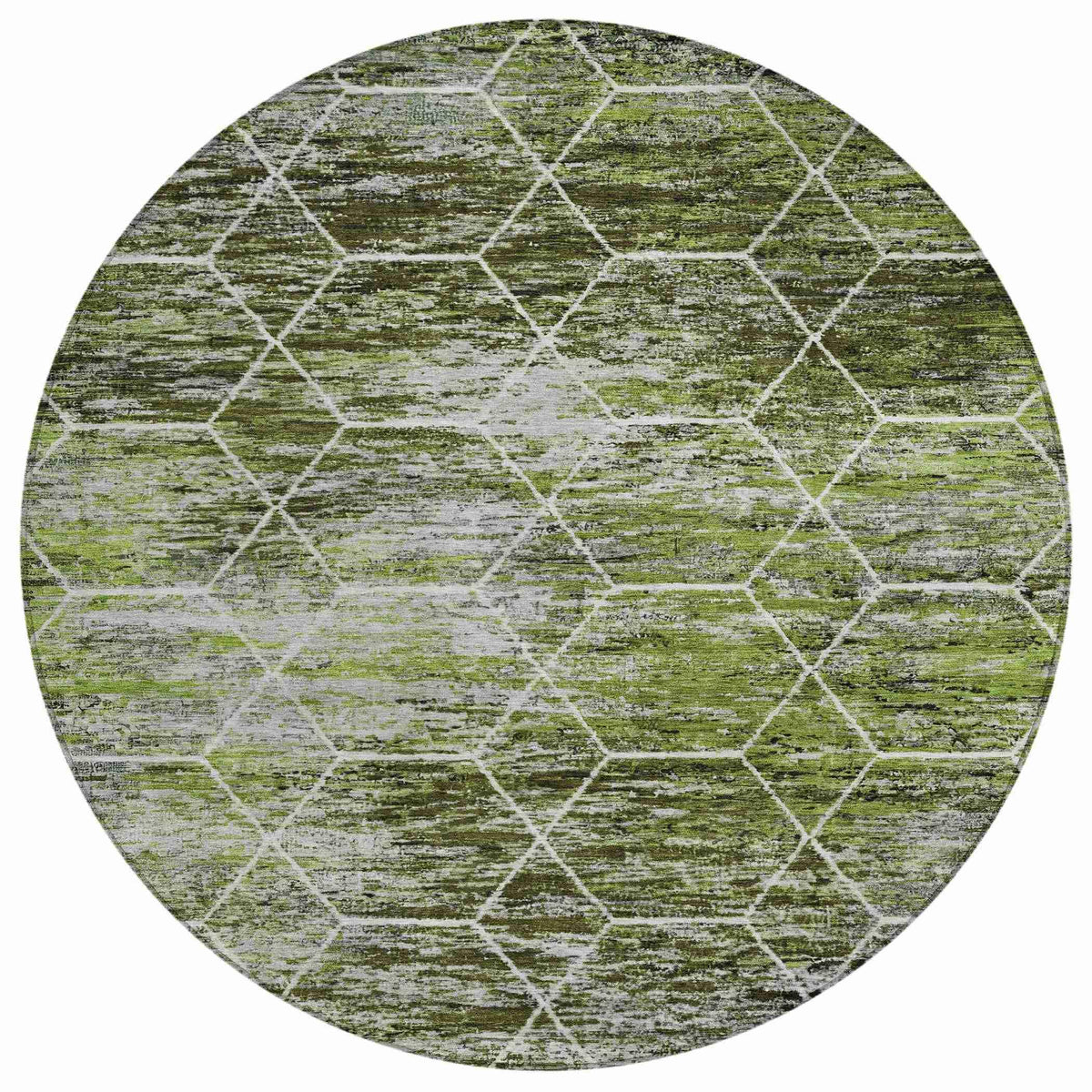 Addison Rugs Galyn Olive Washable Indoor-Outdoor Rug