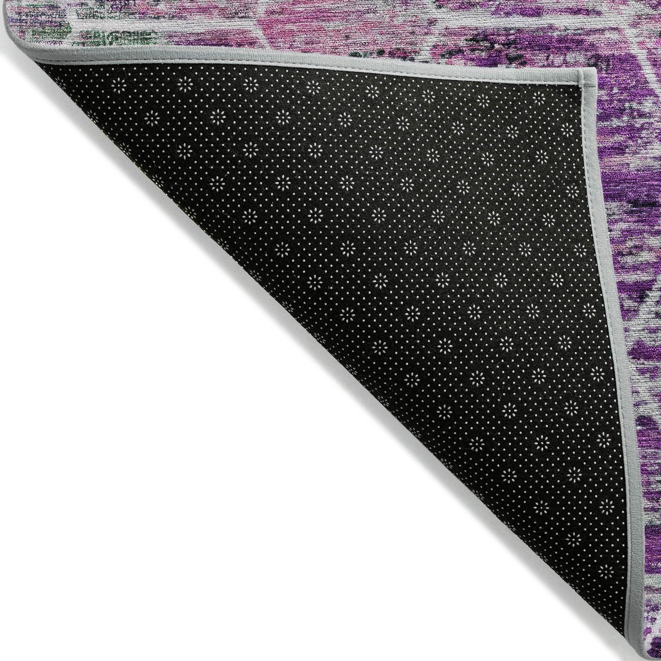 Addison Rugs Galyn Purple Washable Indoor-Outdoor Rug