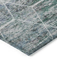 Addison Rugs Galyn Teal Washable Indoor-Outdoor Rug
