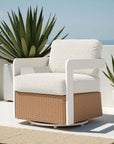 Zuo Modern Gelo Olefin Fabric Outdoor Swivel Chair