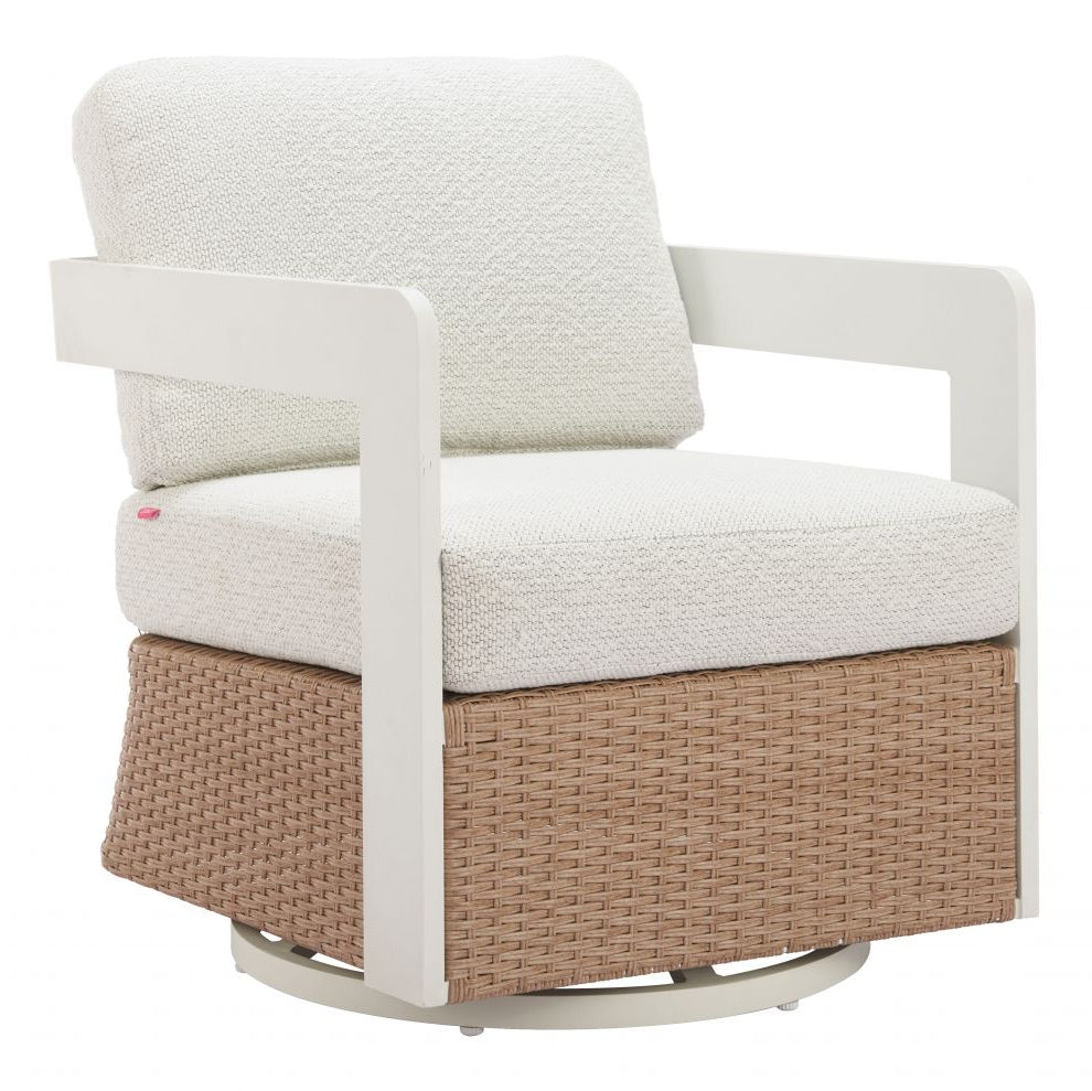 Zuo Modern Gelo Olefin Fabric Outdoor Swivel Chair