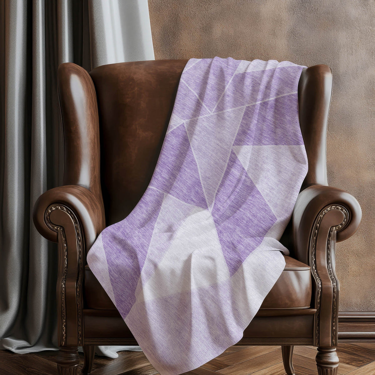 Addison Rugs Gentle Waves Lilac Washable Indoor-Outdoor Rug