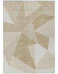 Addison Rugs Gentle Waves Beige Washable Indoor-Outdoor Rug
