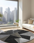 Addison Rugs Gentle Waves Chocolate Washable Indoor-Outdoor Rug