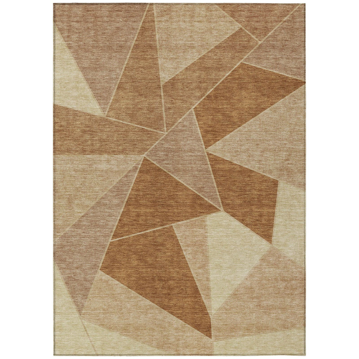 Addison Rugs Gentle Waves Paprika Washable Indoor-Outdoor Rug