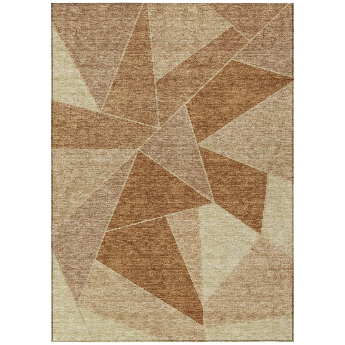 Addison Rugs Gentle Waves Paprika Washable Indoor-Outdoor Rug