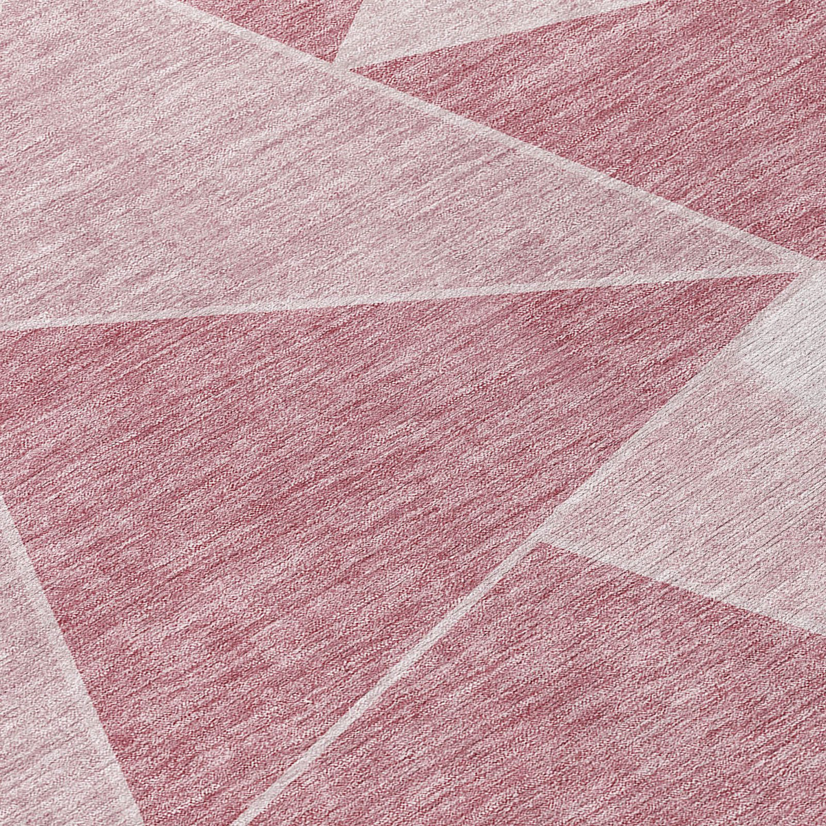 Addison Rugs Gentle Waves Pink Washable Indoor-Outdoor Rug