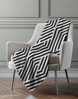 Addison Rugs Geometric Black Washable Indoor-Outdoor Rug