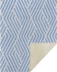 Addison Rugs Geometric Blue Washable Indoor-Outdoor Rug