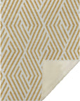 Addison Rugs Geometric Gold Washable Indoor-Outdoor Rug