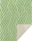 Addison Rugs Geometric Green Washable Indoor-Outdoor Rug